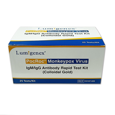 Речной порог сертификата ISO IgG IgM Monkeypox инфекционного заболевания в 15 минутах