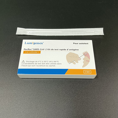 Индивидуальная упаковка автотестов Antigen Rapid Test Kits на SARS-CoV2