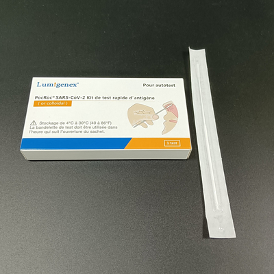 Индивидуальная упаковка автотестов Antigen Rapid Test Kits на SARS-CoV2