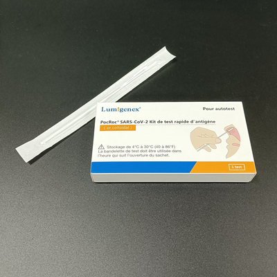Индивидуальная упаковка автотестов Antigen Rapid Test Kits на SARS-CoV2
